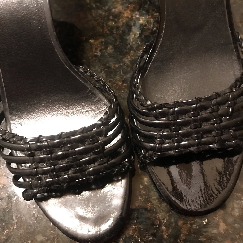 Authentic Prada Black Wedges - Picture 4 of 5